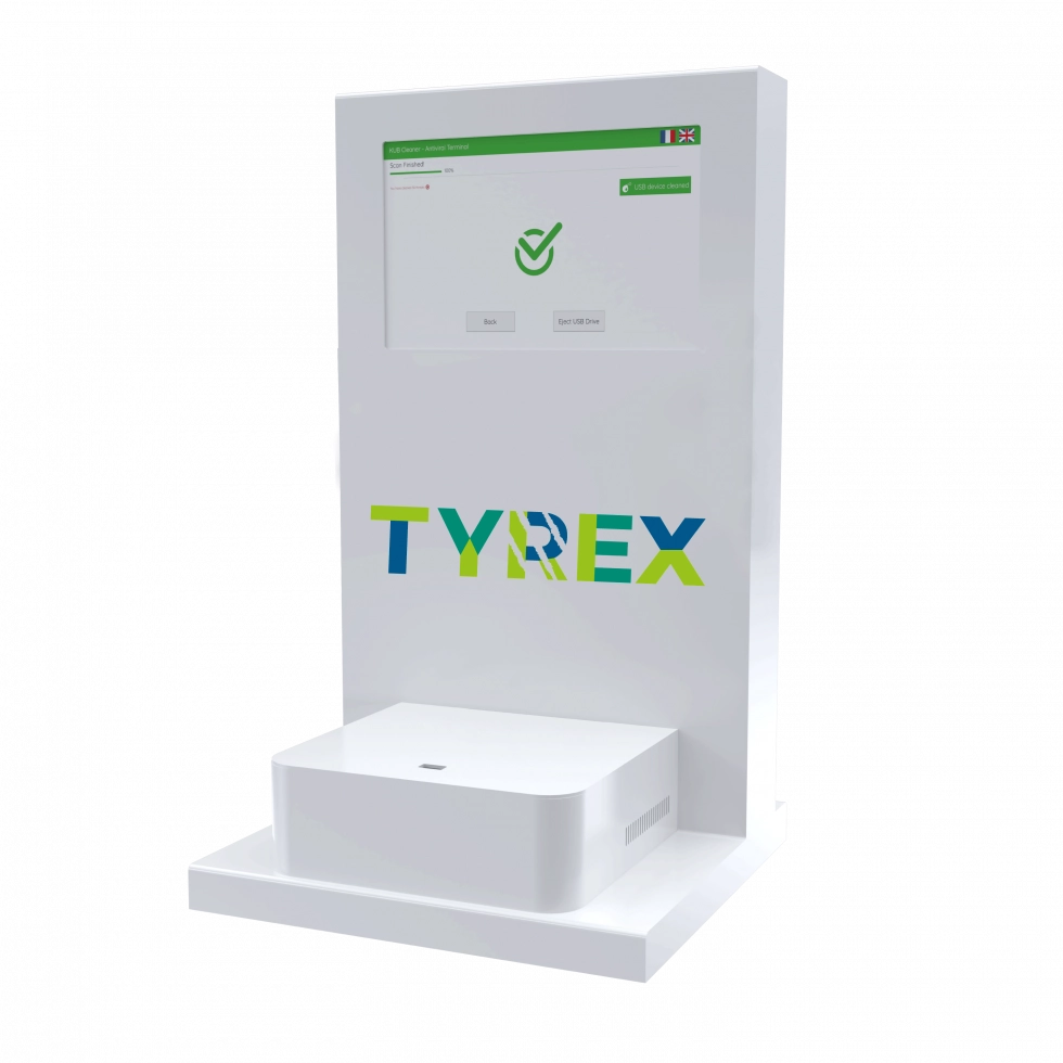 Stazione TYREX per il controllo dei supporti rimovibili