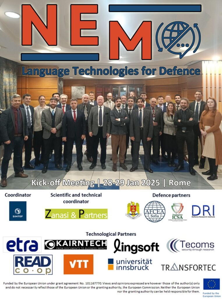 Project NEMO Kick-off Meeting: