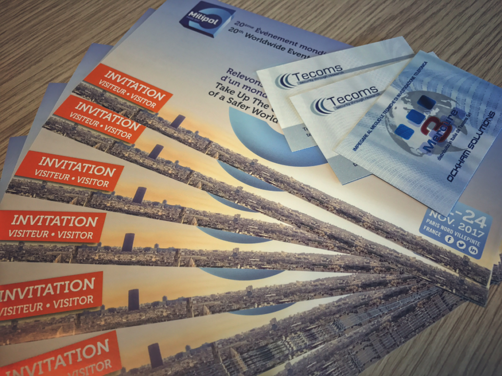 Tecoms e Ockham Solutions a MILIPOL 2017 – Paris