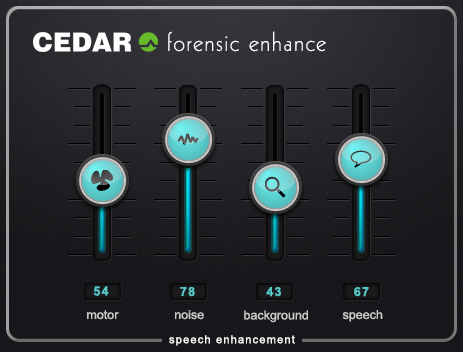 Interfaccia Forensic Enhance