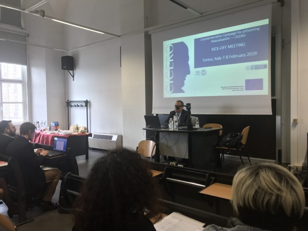Kick-off meeting CICERO all’Università di Torino, 7–8 febbraio 2019