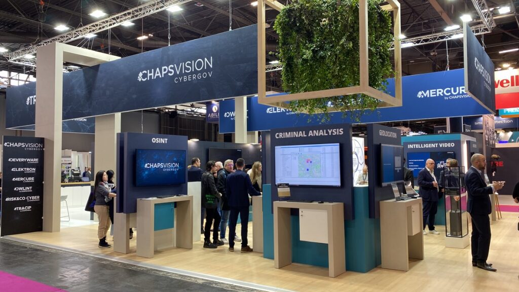 Stand ChapsVision CyberGov e Mercure a Milipol Paris 2023